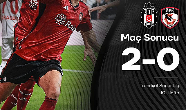 MAÇ SONUCU, Beşiktaş-Gaziantep FK: 2-0